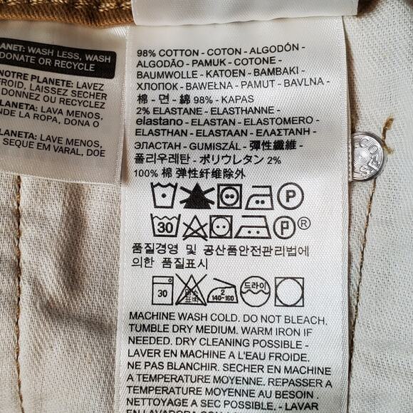 Levi's Men's Size 28X32 NWT 502 Regular Taper Jeans Low Rise Tan - Picture 9 of 9